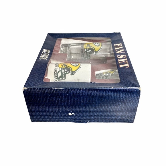 NIB Vintage Green Bay Packers Mug, & Shot Glass Fan Set By Hunter - Picture 6 of 12
